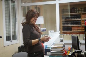 Visita biblioteca Centro Asociado UNED Mérida, 15 de diciembre, 2014 023